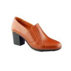 کفش پاشنه دار زنانه 338 عسلی