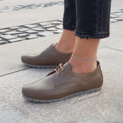 پاخور کفش راحتی چرم طبیعی زنانه مدل 292