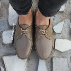 پاخور کفش راحتی چرم طبیعی زنانه مدل 292