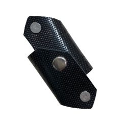 جاسوییچی چرم طبیعی طرح فولد مشکی طرح 1