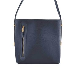 کیف دوشی زنانه مدل لنا سرمهای