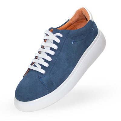 ونس زنانه چرم طبیعی آبی