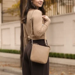 کیف زنانه دوشی مارسی کرم