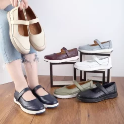 کفش راحتی تابستانه چرم طبیعی 420 رنگی