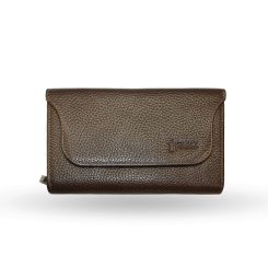 کیف چرم طبیعی قهوه ای 30150 کروکو