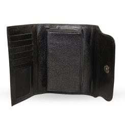 کیف چرم طبیعی مشکی 30150 کروکو باز 2