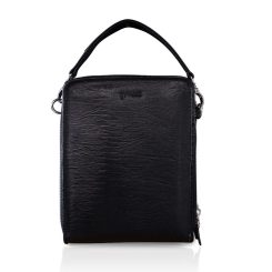 کیف زنانه چرم طبیعی دستی 20153 مشکی لیزارد