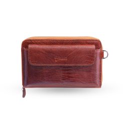 کیف زنانه دستی و دوشی کد 20145 قهوه‌ای