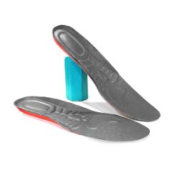 کفی کفش زنانه چرم طبیعی طوسی 3