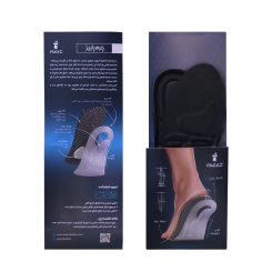 کفی کفش زنانه چرم طبیعی مشکی 4