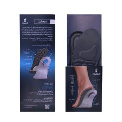 کفی کفش زنانه چرم طبیعی طوسی 4