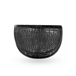 کیف زنانه چرم طبیعی دستی و دوشی 886 مشکی کروکو