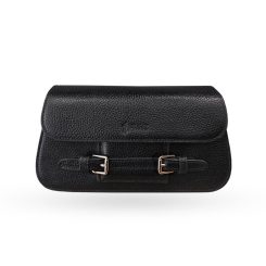 کیف زنانه چرم طبیعی دستی و دوشی 887 مشکی فلوتر