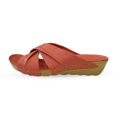 صندل طبی زنانه مدل پروانه گلبهی کنار