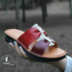 صندل زنانه شیک چرمی پروانه