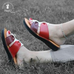 صندل زنانه چرمی پروانه