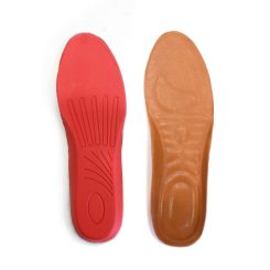 کفی کفش زنانه چرم طبیعی عسلی 4