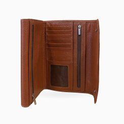 کیف زنانه چرم طبیعی دوشی داخل