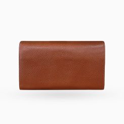 کیف زنانه چرم طبیعی دوشی 30146 پشت