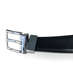 کمربند چرم طبیعی مردانه زبانه دار دورو 3