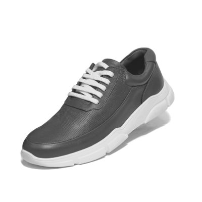 کتونی چرم طبیعی زنانه 372 طوسی سه رخ