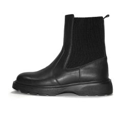 بوت چرم طبیعی زنانه 623 مشکی