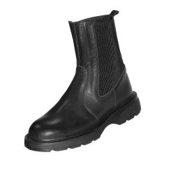 بوت چرم طبیعی زنانه 623 مشکی سه رخ