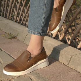 کفش راحتی چرم طبیعی 425 پاخور