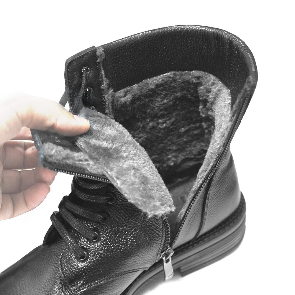 بوت چرم طبیعی زنانه 617 داخل کرکی