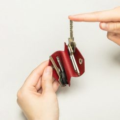 ایده کادوی چرمی برای خانم ها جاکلیدی