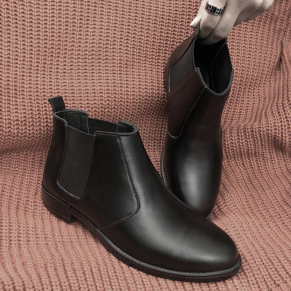 نیم بوت چرم طبیعی زنانه 616