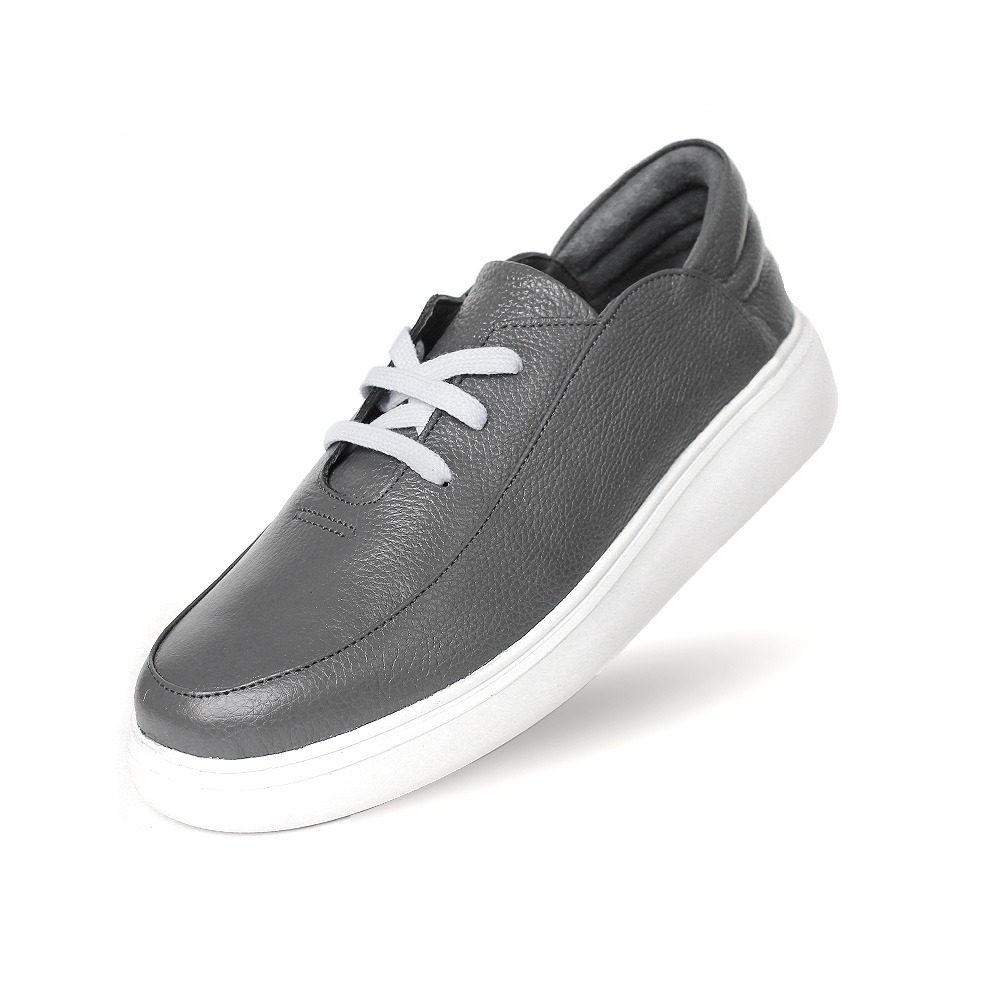 کفش زنانه چرمی راحتی 339 طوسی