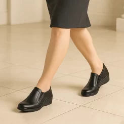 کفش راحتی-زنانه-و-دخترانه-چرمی 392