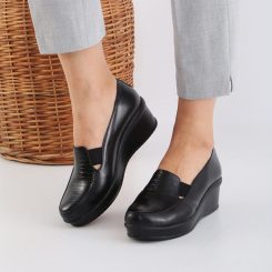 کفش زنانه چرم طبیعی مدل 332 پاخور