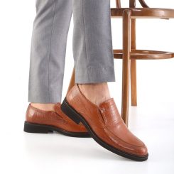کفش مردانه چرم طبیعی کد 2030 پاخور