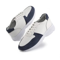 کتونی چرم طبیعی زنانه 422 سفید جفت