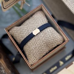 دستبند چرم و طلا 69