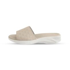 صندل طبی زنانه چرم مصنوعی مدل 07 کرم