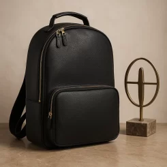 کوله پشتی چرم طبیعی 6093