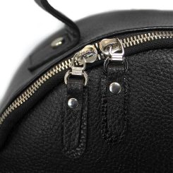 کوله پشتی چرم طبیعی کد 6093 زیپ