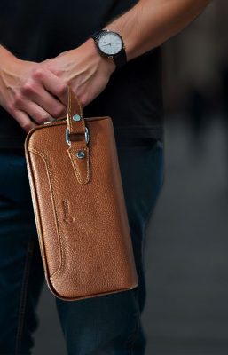 کیف دستی چرم طبیعی مردانه