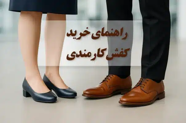 کفش کارمندی چرم طبیعی
